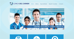 Desktop Screenshot of clinicadelcarmenhuelva.com